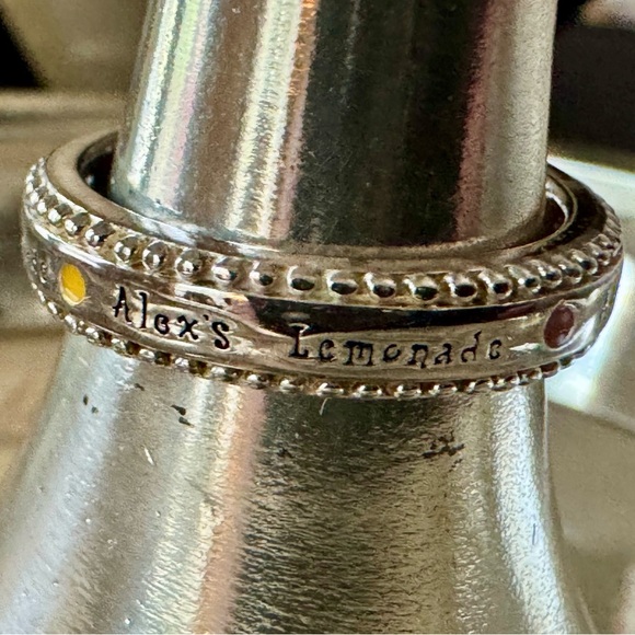 Jewelry - Alex’s Lemonade Silver Ring Size 7
